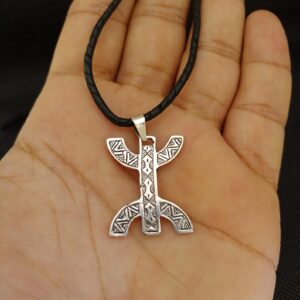 Amazigh Yaz Symbol Berber Tuareg Kabyle Pendant Necklace