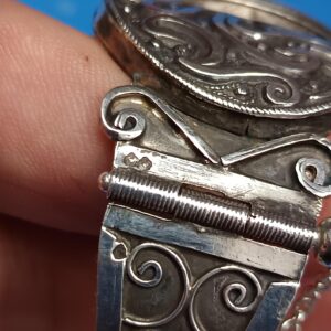 Berber ancien Algérie Silver Filigree Bracelet Manchette Design