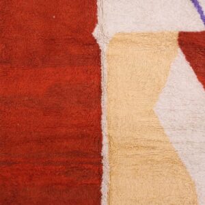 Amazigh Berber Handwoven Wool Rug Custom Living Room Design