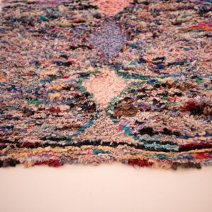 Berber Amazigh Handwoven Colorful Eco-Friendly Runner Rug Tribal Art