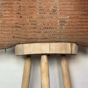 Berber Handmade Wool Pillow Cover Vintage Kilim Style Rustic Pink