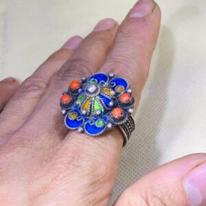 Berber Tuareg Ancienne Massif Silver Ring Handmade Tribal Jewelry