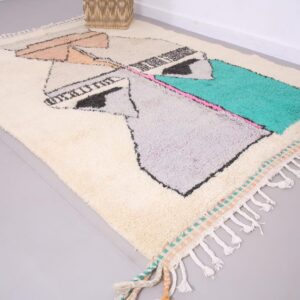 Berber Beni Ourain Wool Rug Amazigh Handmade Living Room Home