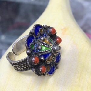 Berber Tuareg Ancienne Massif Silver Ring Handmade Tribal Jewelry