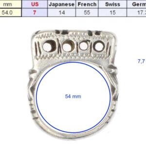 Amazigh Tuareg Niger Silver Ring with Rectangular Bezel