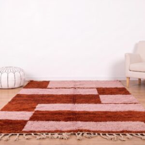 Amazigh Custom Berber Wool Rug for Living Room Handmade Design