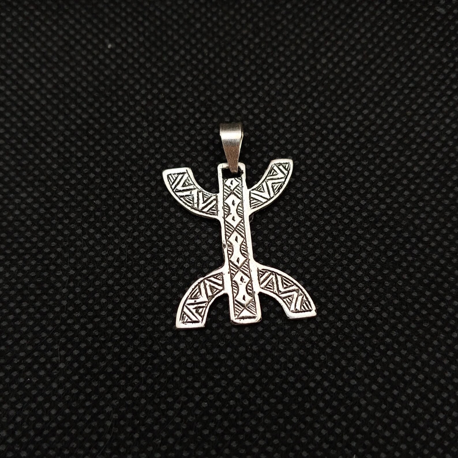 Amazigh Yaz Symbol Berber Tuareg Kabyle Pendant Necklace