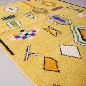 Amazigh Berber Custom HandWoven Living Wool Area Rug