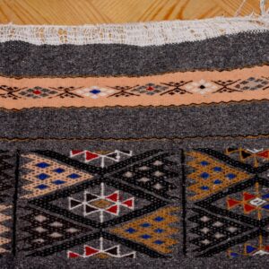 Amazigh Traditional Artisanal Wool Carpet Design Heritage Rug