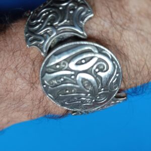 Berber ancien Algérie Silver Filigree Bracelet Manchette Design
