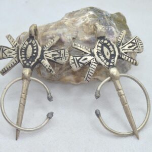 Amazigh Berber Tizerzai Fibula Pair Vintage Tribal Jewelry