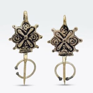 Amazigh Berber Vintage Fibula Pair Traditional Tribal Brooches