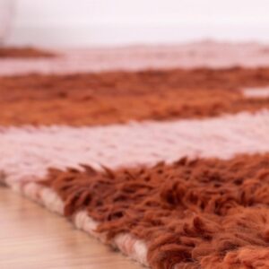 Amazigh Custom Berber Wool Rug for Living Room Handmade Design