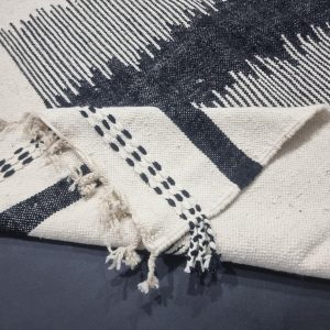 Handwoven Berber Boujaad Rug know that Geometric Kilim