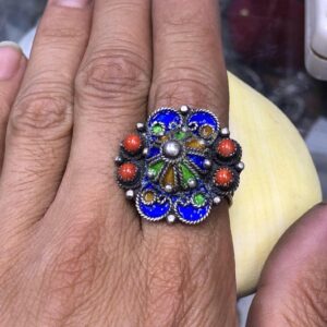 Berber Tuareg Ancienne Massif Silver Ring Handmade Tribal Jewelry