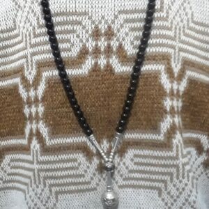 Handmade Berber Tuareg Amazigh Onex Hematite Beaded Necklace