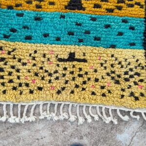 Amazigh Bold Modern Patterns Vibrant Colors Berber Runner Rug
