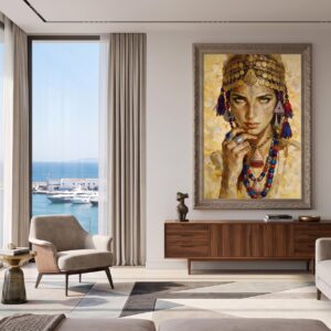 Amazigh Berber Woman Portrait Digital Download Art Print