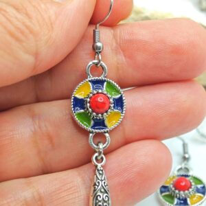 Amazigh Berber Kabyle kabyles Earrings Set with Three Paires