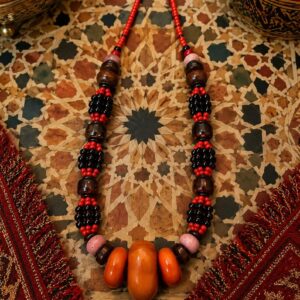 Amazigh Berber Vintage Handmade Boho Statement Necklace Jewelry