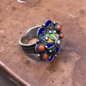 Berber Tuareg Ancienne Massif Silver Ring Handmade Tribal Jewelry