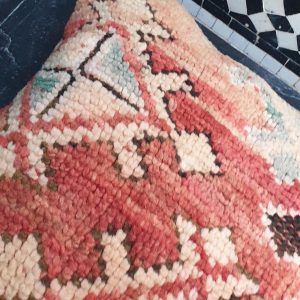 Berber Handmade Vintage Wool Pillow Cover Tribal Cushion Accent