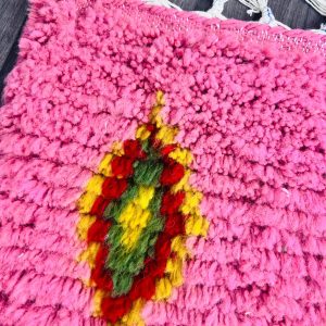 Handmade Berber Mini Wool Rug for Desk Decor