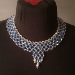 Amazigh Handmade Beaded Pearl Necklace Elegant Ethnic Statement Jewelry