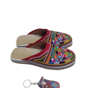 Amazigh Berber IDOUKAN Babouche Shoes With Free Keychain