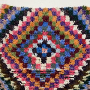 Berber Vintage Kilim Runner Handmade Recycled Thread Rug