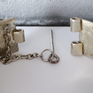 Berber Tuareg Vintage Camel Motif Silver Tone Cuff Bracelet