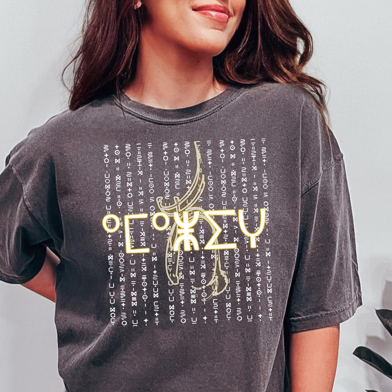 Amazigh Berber Kabyle Tifinagh Design Shirt with Cultural Symbols
