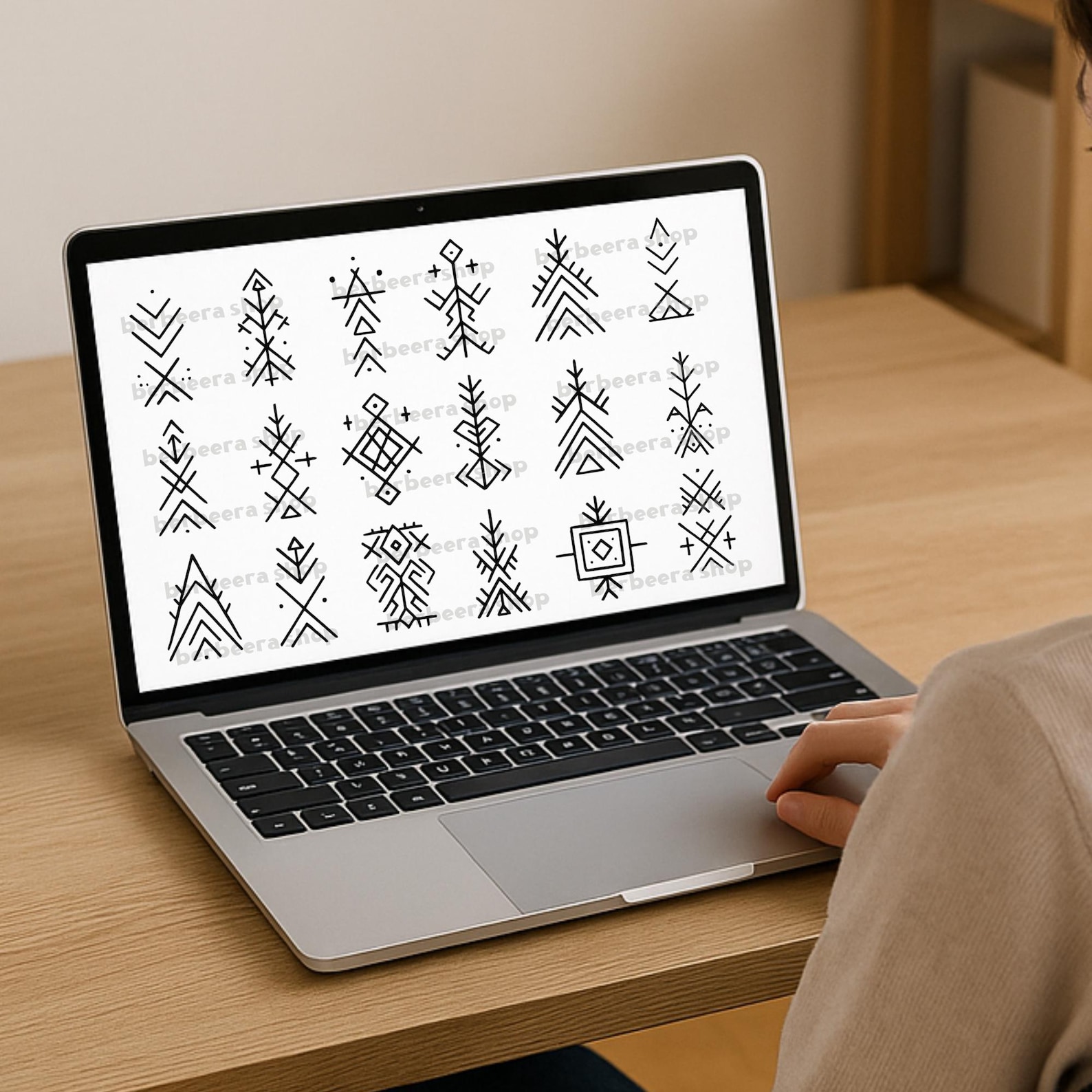 Amazigh Berber Tattoo Symbols Digital Download Vector Art