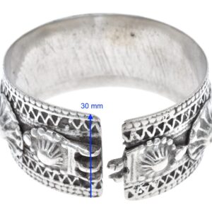 Amazigh Berber Aurès Antique Silver Bracelet from Algeria