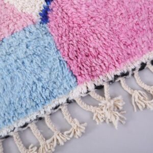 Berber Amazigh Custom HandWoven Wool Rug for Living Spaces