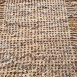 Colorful Berber Beni Ourain Wool Rug Handmade Atlas Style