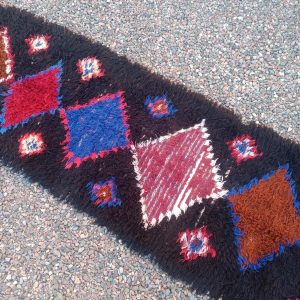 Berber Handmade Cotton Runner Rug Vintage Bohemian Area Rugs