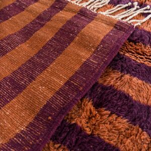 Amazigh Berber Hand-Knotted Wool Area Rug Terra Earthy Tones