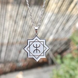 Amazigh Berber Yaz Tifinagh Symbol Stainless Steel Necklace