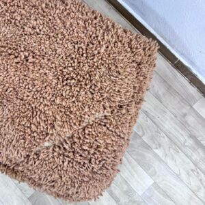 Amazigh Handwoven Berber Wool Floor Pouf with Hanbel Design