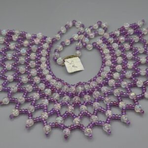 Amazigh Handmade Choker Beaded Necklace Elegant Seed Bead Jewelry