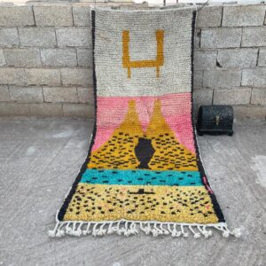 Amazigh Bold Modern Patterns Vibrant Colors Berber Runner Rug