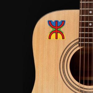 Amazigh Yaz Flag Sticker Berber Symbol Cultural Decal