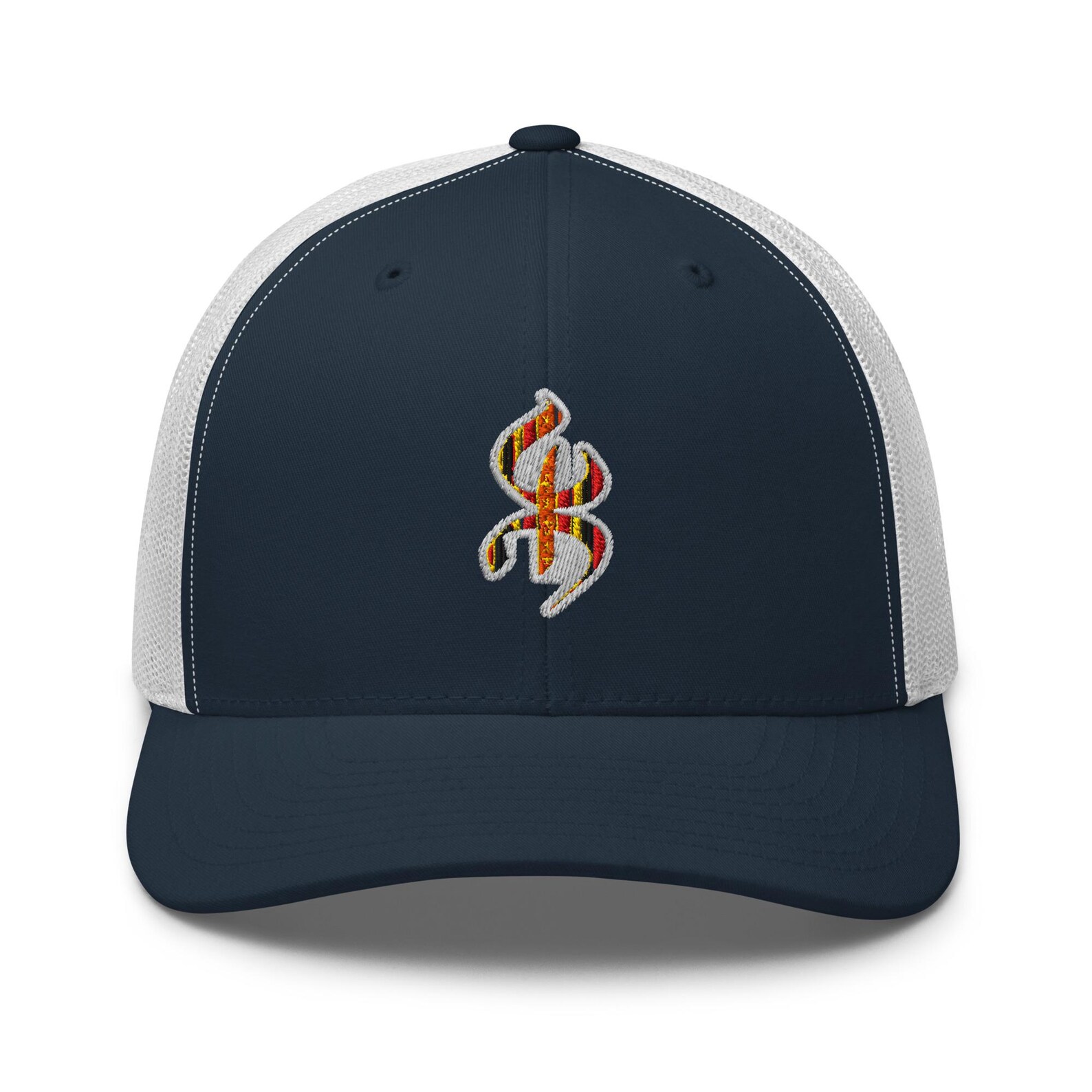 Amazigh Classic Trucker Cap with Mesh Back Panel Motif